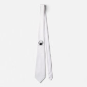 Cravate blanche anonyme (logo) (Devant)