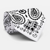 Cravate blanche de Bandana (Roulé)