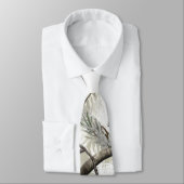 Cravate blanche de Camo d'arbre (Attaché)