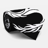 cravate blanche de dragon (Roulé)