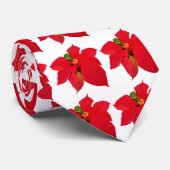 Cravate blanche de poinsettia (Roulé)
