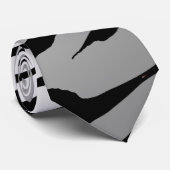 Cravate blanche de rayure de tigre (Roulé)