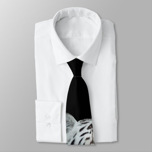 Cravate blanche de tigre (Attaché)