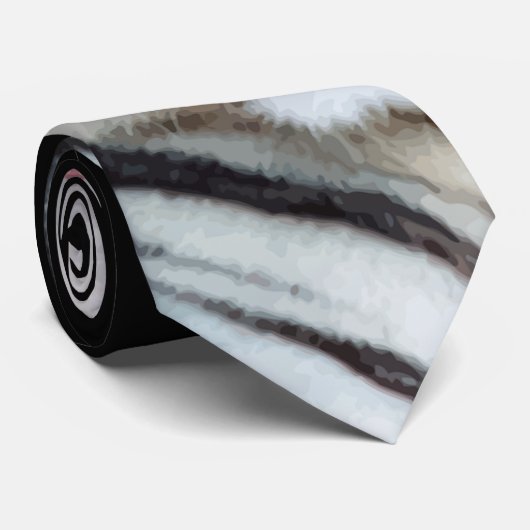 Cravate blanche de tigre (Roulé)