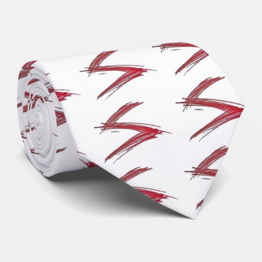 Cravate blanche de tueur (Roulé)