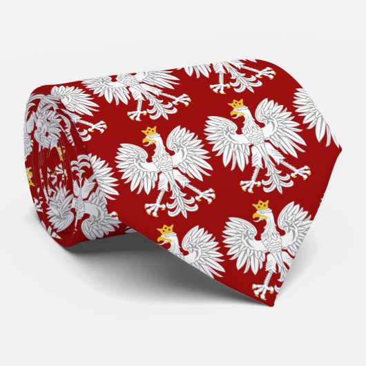 Cravate blanche d'Eagle (Roulé)