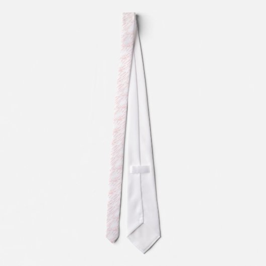 cravate blanche et rose (Dos)
