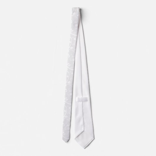 Cravate (blanche) florale de remous (Dos)