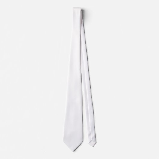 Cravate blanche simple (Devant)