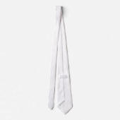 Cravate blanche simple (Dos)