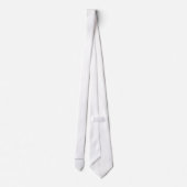 Cravate blanche simple (Dos)