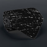Cravate Blancs sur noir<br><div class="desc">Une cravate noire avec une multitude d'égratignures de ligne blanche Sur cette cravate,  l'arrière - plan ne peut pas être changé</div>