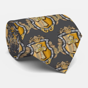 Cravate Blason de Famille Aurum Nom de Famille
