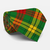 Cravate Blason du clan MacMillan sur tartan (Roulé)