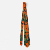 Cravate Blaze Orange and Green Camo (Dos)
