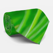 Cravate Blé vert vibrant frais (Roulé)