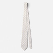 Cravate Blessures d'or mûre Llama Animal Blanc Motif (Devant)