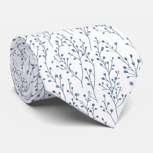 Cravate Bleu (Roulé)