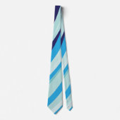 Cravate Bleu Abstrait Bleu Bleu Bouton Motif mignon (Devant)