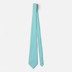 Cravate Bleu Aqua couleur uni