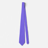 Cravate Bleu ardoise moyen violet couleur uni (Devant)