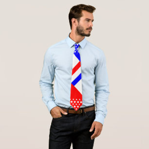 Cravate Bleu blanc
