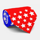 Cravate Bleu blanc (Roulé)