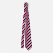 Cravate Bleu blanc (Dos)