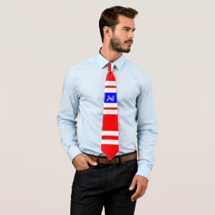 Cravate Bleu blanc