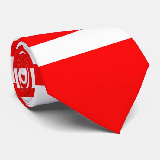 Cravate Bleu blanc (Roulé)