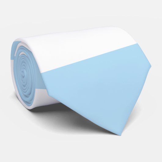 Cravate Bleu, Blancs, Motif rayé (Roulé)