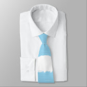 Cravate Bleu bleu blanc éclats (Attaché)