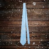 Cravate bleu clair congelé