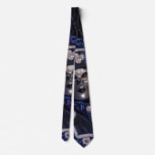 Cravate Bleu de port au carnaval de Venise (Dos)