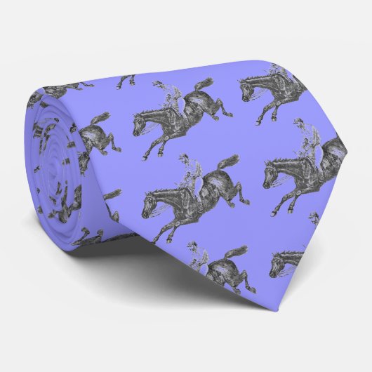 Cravate Bleu de SteepleRun (Roulé)