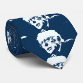 Cravate Bleu Démocrate de ponceuses de Bernie (Roulé)