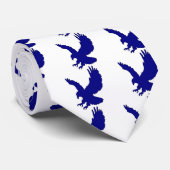 Cravate Bleu Eagle d'Ateneo (Roulé)