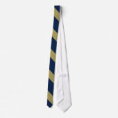 Cravate Bleu et Gold University Stripe (Dos)