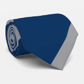 Cravate Bleu et gris (Roulé)