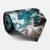 Cravate Bleu et noir (Roulé)