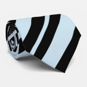 Cravate Bleu et noir (Roulé)