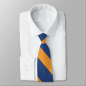 Cravate Bleu et orange sur la chaîne (Attaché)