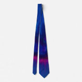 Cravate Bleu et Violet Abstrait (Dos)