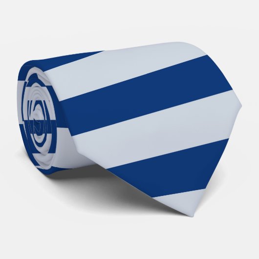 Cravate Bleu foncé et clair (Roulé)