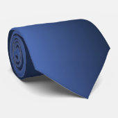 Cravate Bleu foncé simple (Roulé)