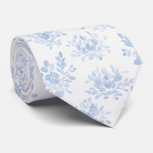 Cravate Bleu Français (Roulé)