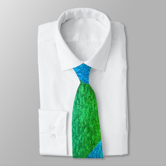 CRAVATE BLEU GREEN CUIT (Attaché)