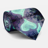 Cravate bleu HeART (Roulé)