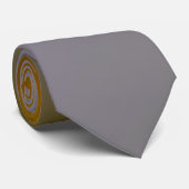 Cravate bleu, jaune et gris (Roulé)