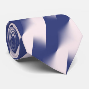 Cravate Bleu marine et rose en bloc de couleur diagonale o